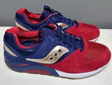 NEW Saucony Grid 9000 Sparring Blue Red Gold Sneaker Men's Shoe Size 12 S70279-1