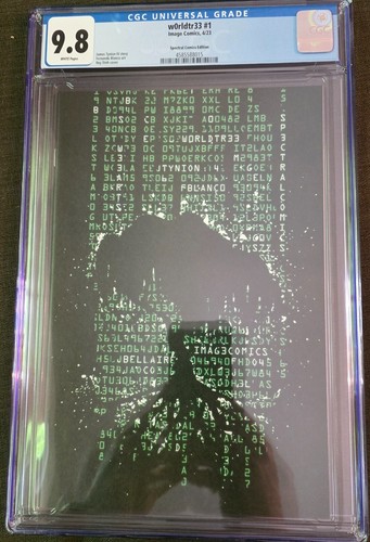 W0RLDTR33 #1 HUY DINH Matrix Variant CGC 9.8 Spectral Comics Variant