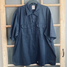 Dickies Flex Men's Work Shirt SS Dark Blue Size 3XL              15