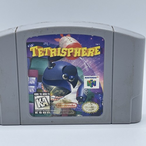 Tetrisphere (Nintendo 64, 1997) N64 Authentic Cartridge Only Tested Free Ship - Afbeelding 2 van 8