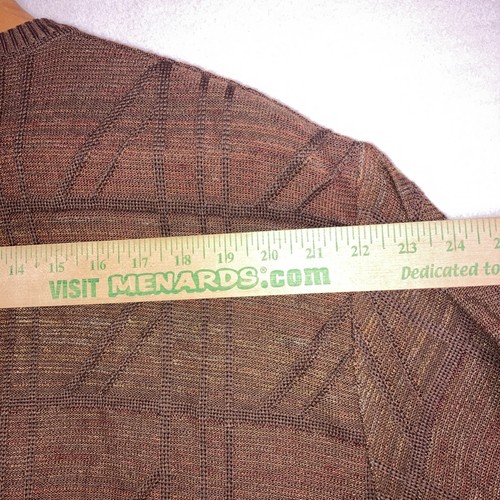 Vtg St Croix Shop Men's XXL Knit Abstract Wool Blend Pullover Sweater Made USA - Picture 11 of 11