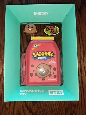 BT21 LINE FRIENDS Officials SHOOKY INTERACTIVE TOY ACTION FIGURE Young Toy NEW