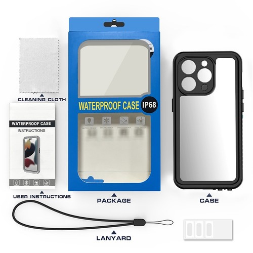 Funda protectora de pantalla impermeable a prueba de golpes para iPhone 16 Pro Max/16 Plus - Imagen 7 de 40