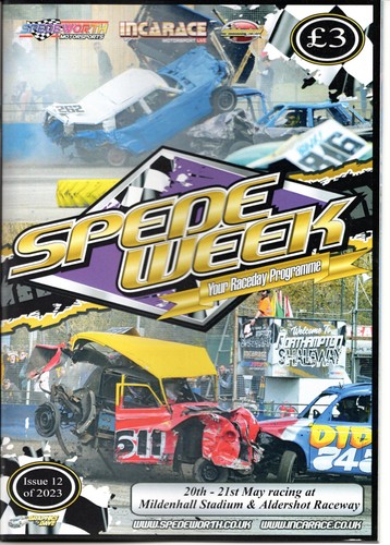 Spedeweek Spedeworth Incarace Mildenhall Stock Car programme multi listing 2023 - Picture 16 of 47