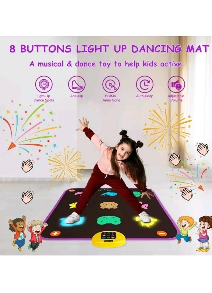 Tanzmatte für Kinder im Alter von 4–8 Jahren, elektronisches Tanzpad-Spiel... - Bild 3 von 4