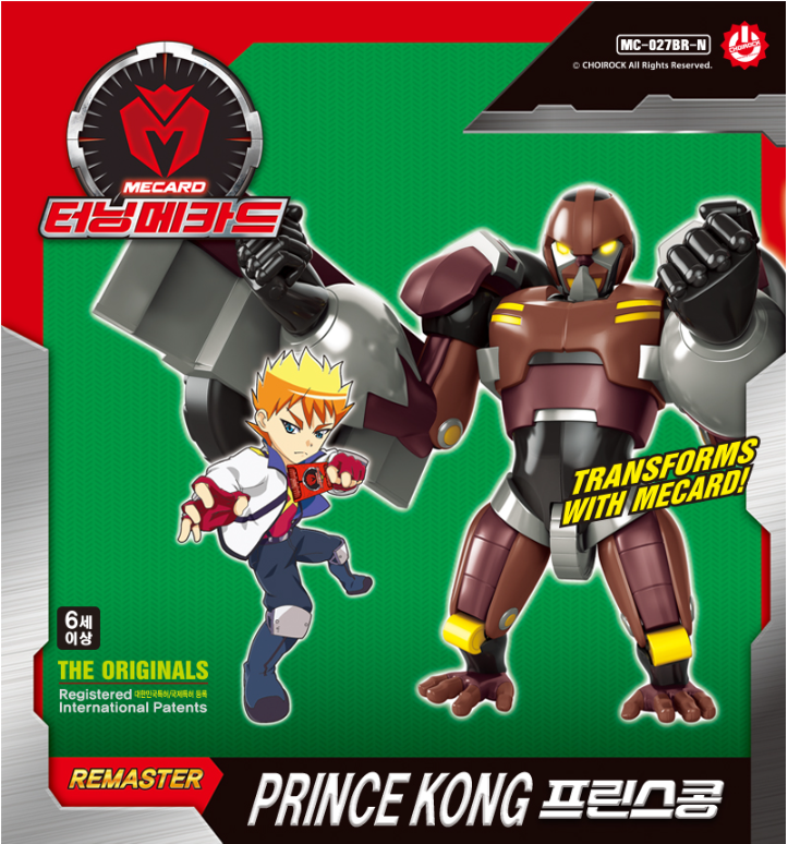 CHOIROCK Turning Mecard REMASTER PRINCE KONG 프린스콩 Robot Car