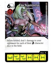 Marvel Age of Ultron Dice Masters - Single Card + Die -- Enchantress Common
