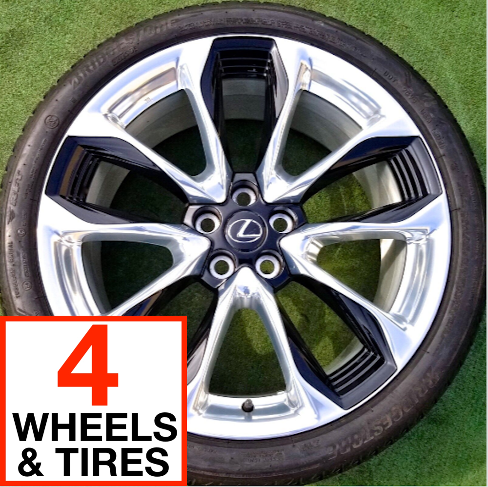 4 Factory Lexus LC500 LC500h Wheels Runflat Tires Forged OEM 21
