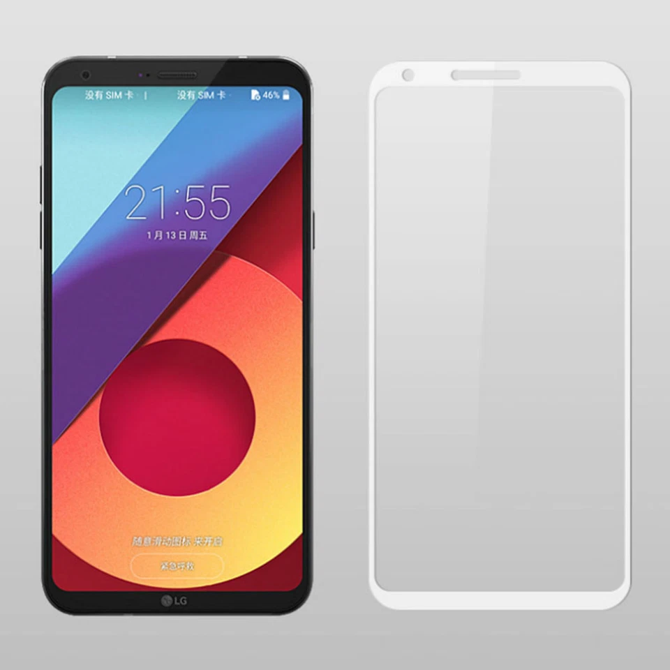 Película protectora de pantalla de vidrio templado completamente cubierta para LG Stylo 3 4 Fortune Plus Foto 2 de 4