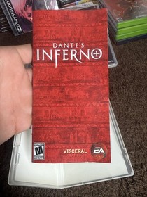 Dante&rsquo;s Inferno PlayStation Portable PSP Complete Manual & MINT CONDITION disc!