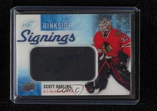2015-16 Upper Deck Ice Rinkside Signings Scott Darling #RS-SD Auto 05u8