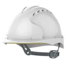 JSP EVO®3 Safety Helmet - Slip Ratchet - Vented - White AJF160-000-100