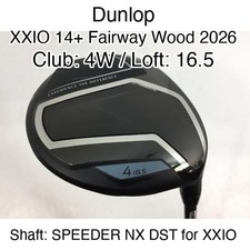 Dunlop XXIO 14 Fairway Wood 2026 4W Fairway Wood 16.5 SPEEDER NX DST for XXIO S