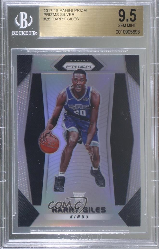 2017-18 Panini Prizm Silver Prizm Harry Giles #28 BGS 9.5 GEM MINT u6m
