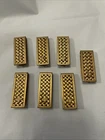 Lot Of 7 Vintage Solid Brass Money Clips