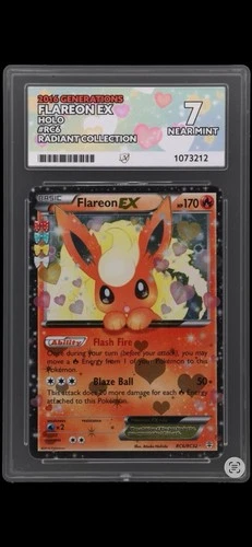 Ace 7 Flareon EX RC6/RC32 Generations Near Mint Pokemon