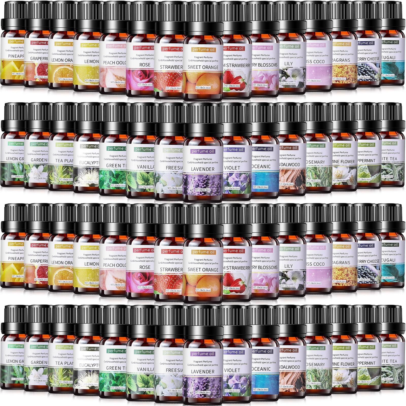 S Set 10ml Fragrance Oil Aromatherapy Kit For Diffus