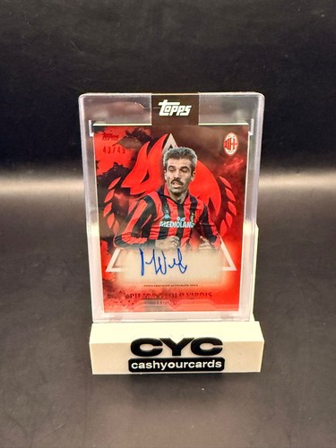 Pietro Paolo Virdos Auto /49 2024-25 Topps AC Milan 125 Anniversario