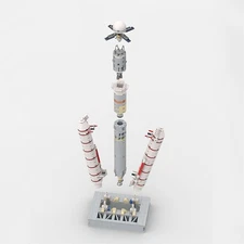 Hot Sale IIIE Centaur Launch Vehicle Rocket 909 1:110 scale Build Moc