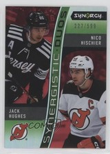 2023 Synergy Synergistic Duos Star-Star Red /599 Jack Hughes Nico Hischier 1ik9