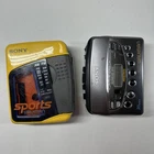2x Vintage Sony Sports Walkman WM-fS397 WM-FX455 Cassette Player PARTS ONLY LOT
