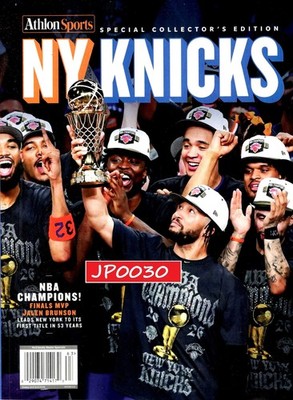 New York Knicks 2026 NBA Champions, Athlon Sports, Cover 1, Brand New/Sealed