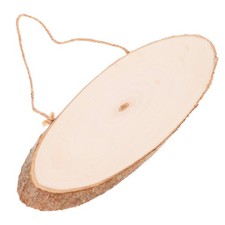  Panneau en bois inachevé, bricolage, Plaque en bois, décor de forme ovale,