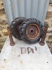 Merry Tiller Wheels And Axles For Titan Super Major Centaur Spartan In Good Cond