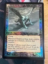 Stinkweed Imp TSR Foil Rare Magic The Gathering Black Creature Flying