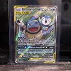 Blastoise & Piplup GX (Alternate Full Art) 215/236 Sm-Cosmic Eclipse Holo