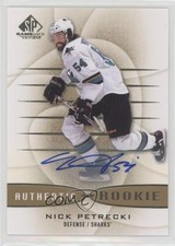 2013 SP Game Used Edition Authentic Rookies Gold Nicholas Petrecki Nick Auto 4p5