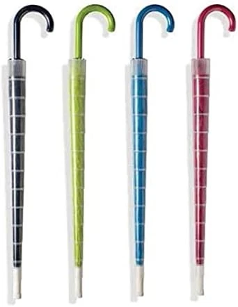 OMBRELLO AUTOMATICO SALVAGOCCIA NYLON TINTA UNITA CON BICCHIERE COLORI ASSORTITI - Immagine 2 di 2