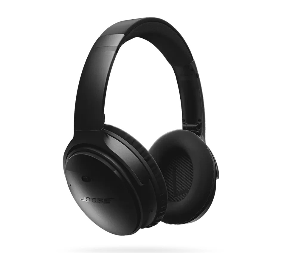 Bose QuietComfort 35 Over the Ear Wireless Headphones - Black-image