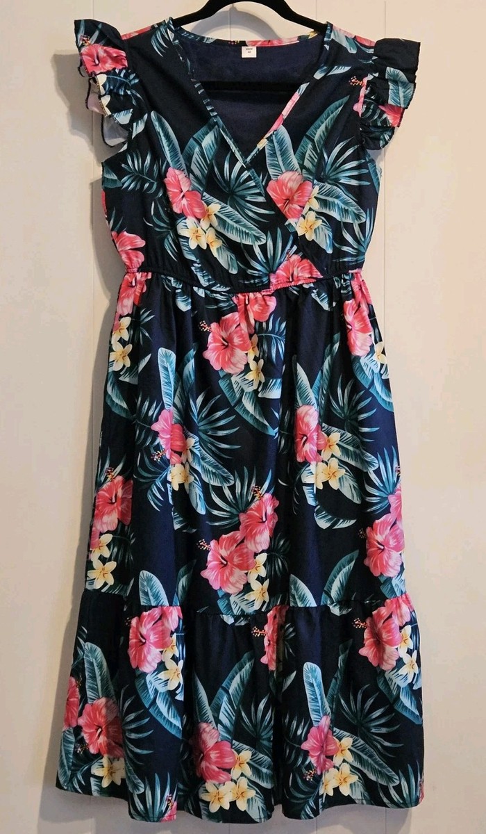vintage drop waist dress 1950s Retro Print Drop Waist Party Dress