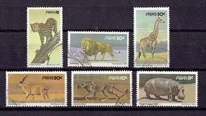 South West Africa SWA   Short set of wildlife 6 used