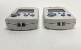 Lot of 2 SEGA DreamCast Visual Memory Units (HKT-7000) - Grey
