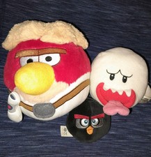 Angry Birds Star Wars Luke Skywalker, Super Mario Balls 5" McDonald's Plush