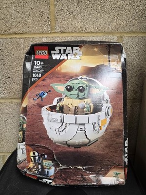 LEGO Star Wars Grogu mit Schwebewagen 75403 nagelneu Karton beschädigt 