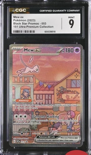 CGC 9 Mew #053 2023 Pokemon Black Star Promos ex 151 Ultra-Premium Collection