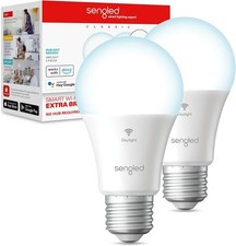 Sengled Smart WiFi LED Bulbs 100W Eq Alexa Google Dimmable A19 2-Pack 5000K