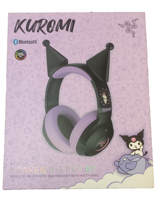 Razer Kraken Kitty V2 BT Gaming Headset Wireless Bluetooth RGB, Kuromi Edition