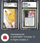 CGC 10 Pokemon Emergency Pikachu EP2 Topps Series 2 (2000) Pokemon Card POP 12