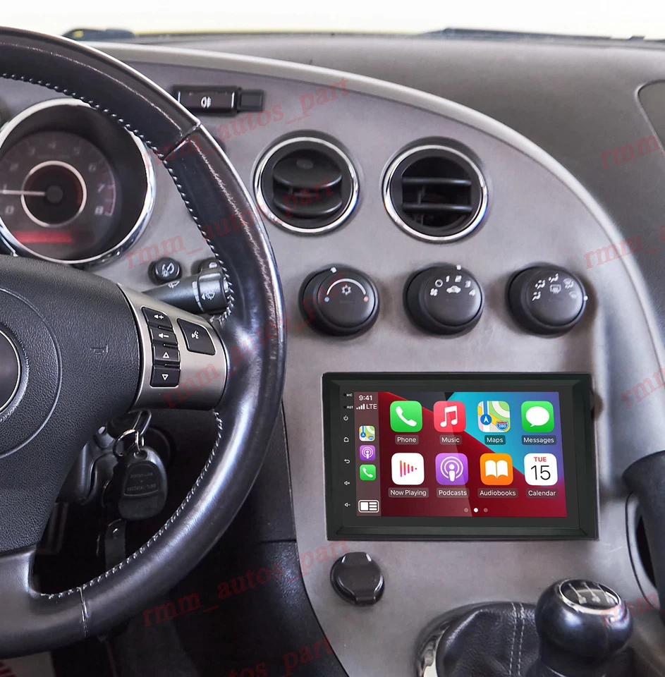 Radio estéreo para automóvil para Pontiac Solstice 2006-2008 Android 14 Carplay navegación GPS Foto 3 de 4