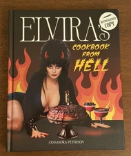 Elvira Aka Cassandra Peterson Signed Elvira'a Cookbook From Hell GREAT GIFT IDEA