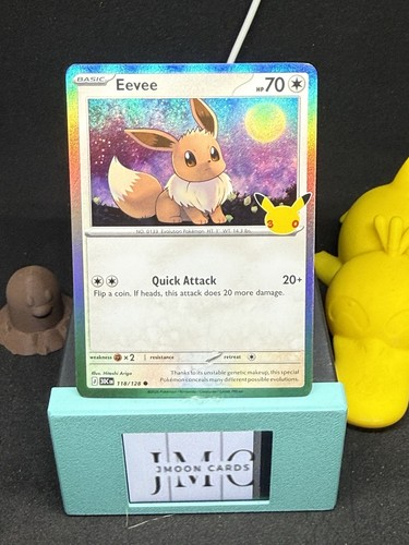 Pokemon TCG Eevee 118/128 Scarlet & Violet 151 Promo Holo English