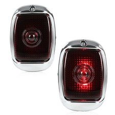 Tail Lights Assembly For Chevy First Series Pickup 1942-1953 Right Left Side Red