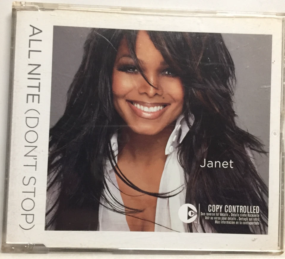 Janet Jackson - All Nite (Don't Stop) (CD Single,2004,Virgin) RARE HOLLAND IMORT - Image 2 of 4