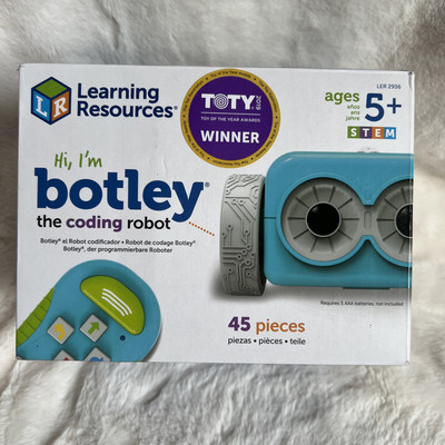 Learning Resources Botley the Coding Robot Coding STEM Toy 45 Piece- Open Box