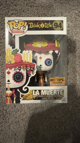 Funko Pop La Muerte 94 - Hot Topic Glow in the Dark - Book of Life (damage hat)