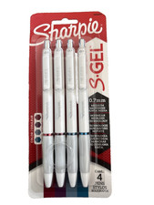 Sharpie S-Gel Plumas Blanco Perla Barril 0.7mm Punta Media Tinta Negrita NUEVO